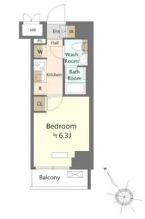 SHOKEN Residence横浜鶴見V【2階】の間取り
