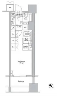 東京都目黒区青葉台4【マンション】の間取り