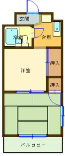 アーバングリーン泉【4階】の間取り