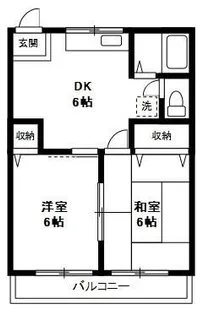 メゾンドフレア【2階】の間取り