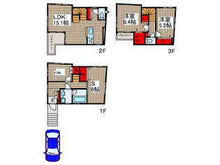 千葉県市川市相之川1【一戸建】の間取り