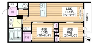 【築浅☆旭化成ヘーベルメゾン】Grand Villa 相生町【2階】の間取り
