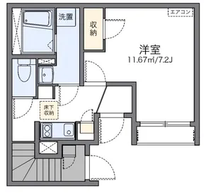 東京都世田谷区瀬田3【アパート】の間取り