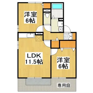 シャロームG【1階】の間取り