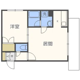クレアール23【3階】の間取り