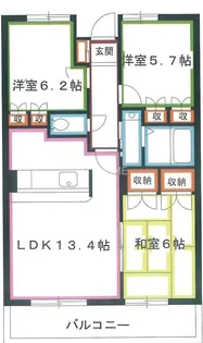 N・グランドゥール【4階】の間取り