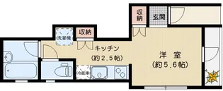 UNO小石川【1階】の間取り