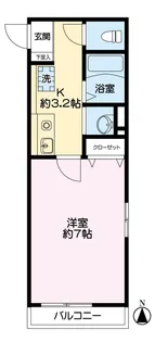 メゾンウィンザー【2階】の間取り