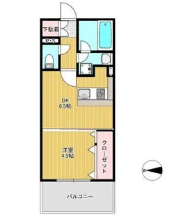 ピュアナ弓ノ町【7階】の間取り