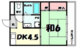 ERメゾンくすのき【3階】の間取り