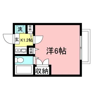 シティ生田【4階】の間取り