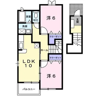 コータ・コート【2階】の間取り