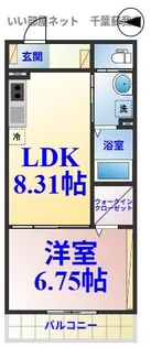 セミカ葛城I【1階】の間取り