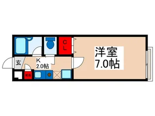 サン.ヒガシノ【1階】の間取り