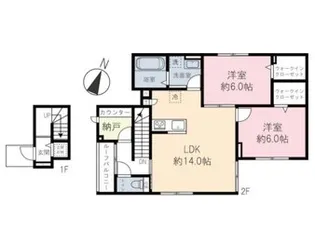 WTAコーポの間取り