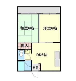 Y‘s BLD.20【6階】の間取り