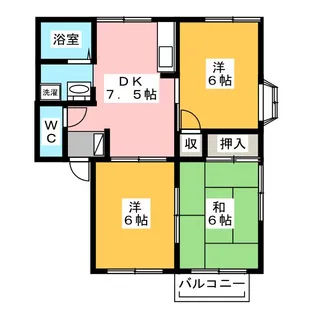 タウニィ稲葉 NE【2階】の間取り