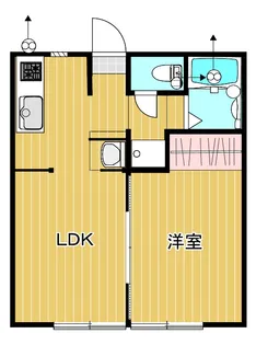 グランツ永田 フルリノベーション物件!2026年1月完成!【1階】の間取り