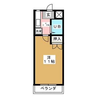 ノーブルハイムN【1階】の間取り