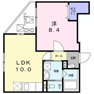 プラム ハウス【2階】の間取り