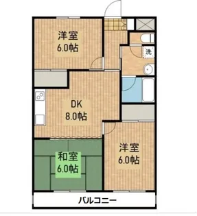 葉山マンション【5階】の間取り