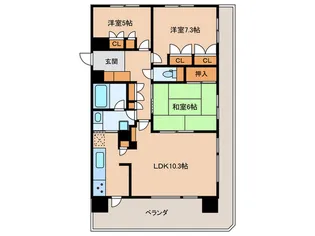 グレイス名駅【3階】の間取り