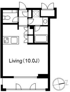 コンフォート白金台【1階】の間取り