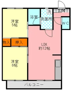 ロイヤル・ドミール【2階】の間取り