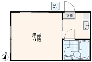 五番館【2階】の間取り