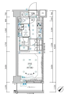 RELUXIA北赤羽【4階】の間取り