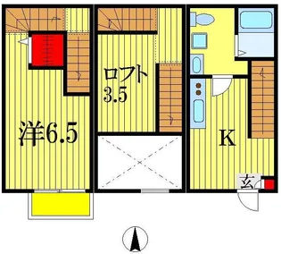 Calmato(カルマート)の間取り