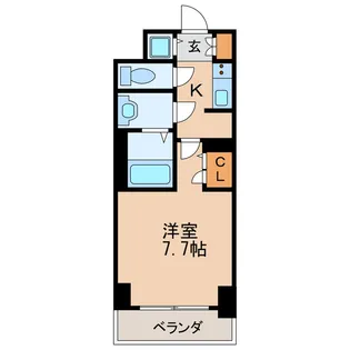 S-RESIDENCE葵【11階】の間取り