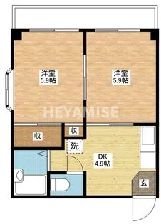 BEN匠6番館【2階】の間取り