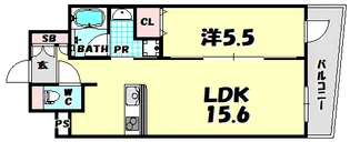 ワコーレ神戸三宮マスターズレジデンス【2階】の間取り