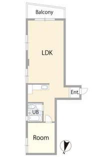 神南ペアシティ【3階】の間取り