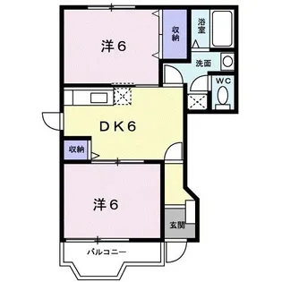 プリマベーラ古国府I【1階】の間取り