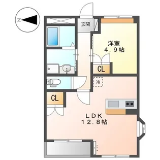 クレール デュイル【2階】の間取り