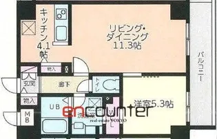 メゾン・プティ シエル【4階】の間取り