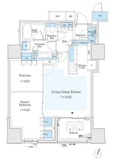 パークホームズ日本橋時の鐘通り【2階】の間取り