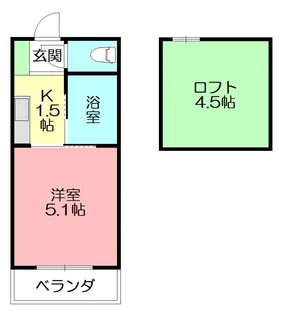 ビューテラス鎌倉【2階】の間取り