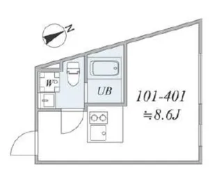 trias834【2階】の間取り