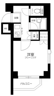 ルーブル中野坂上参番館【4階】の間取り