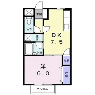 ブラフマンヤマイチ【1階】の間取り