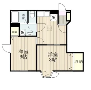 メリーハウス【1階】の間取り