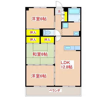 クリーンコート齋野【4階】の間取り