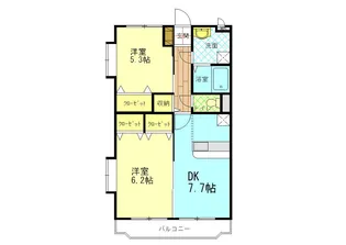 グレイスコート【3階】の間取り