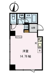 パルク北参道【2階】の間取り