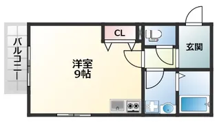 レインボーハートN【3階】の間取り