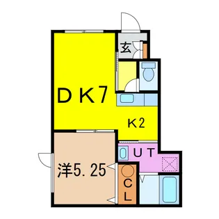 スマイルハート【1階】の間取り