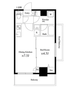 コートブランシェ【6階】の間取り